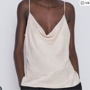 Zara Cream Camisole Top